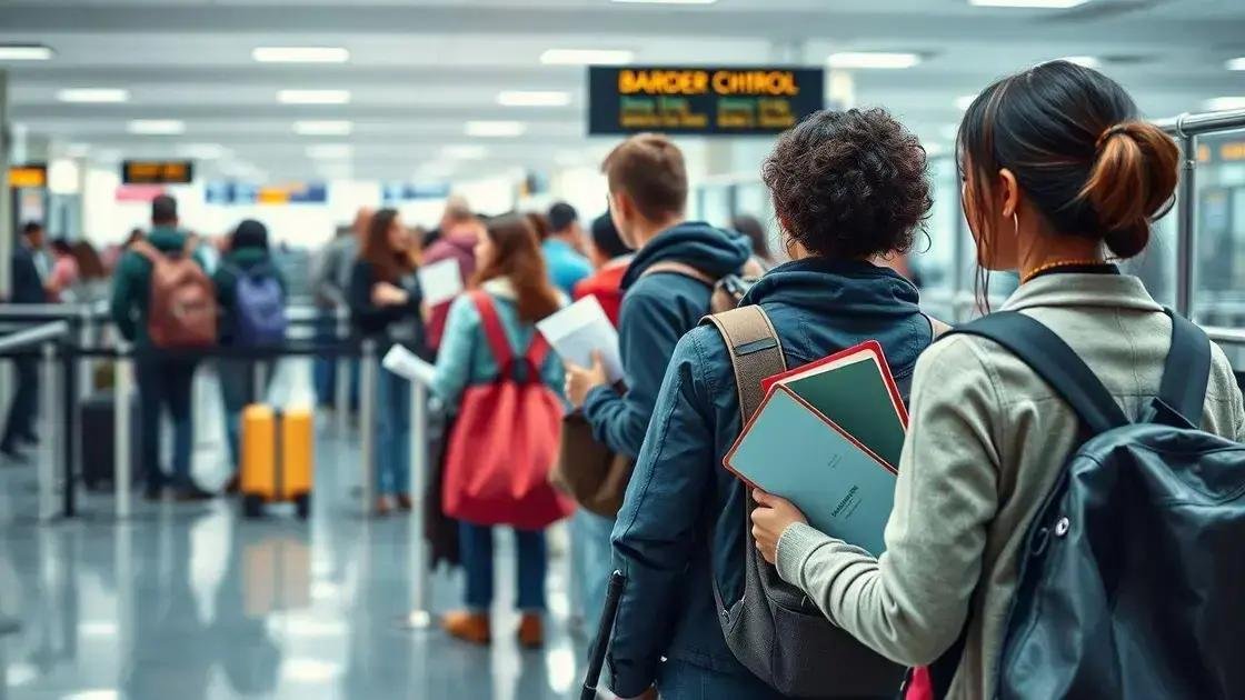 Travel tips during border control changes