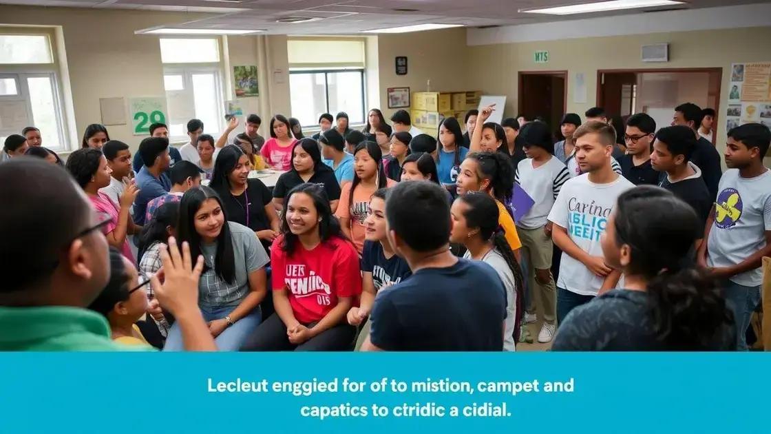 Ways to promote youth participation