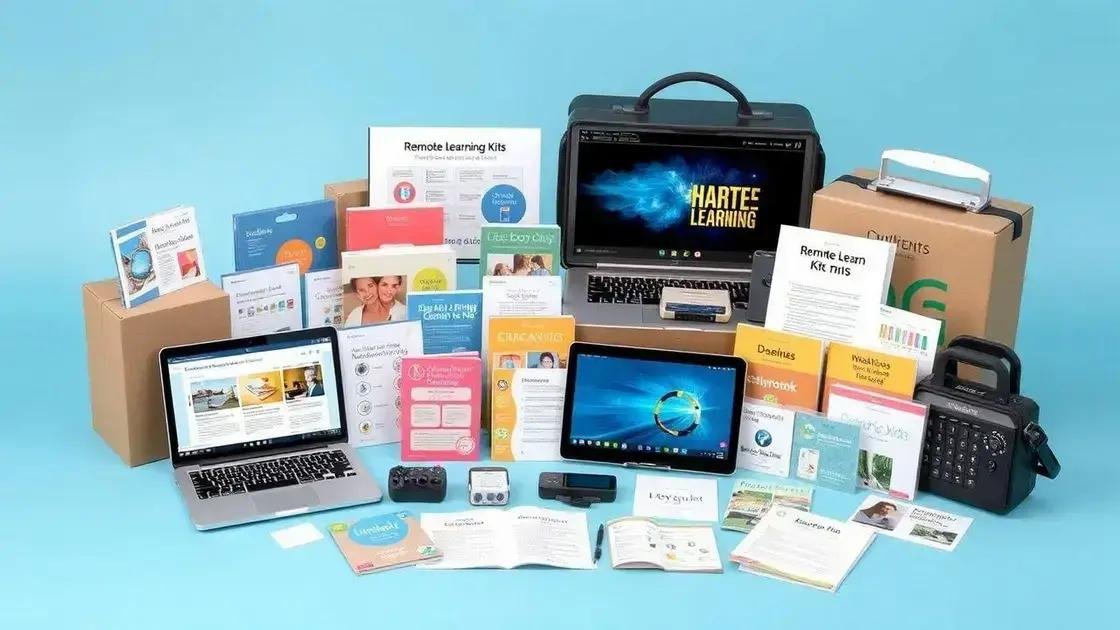 How to choose the right remote learning kit