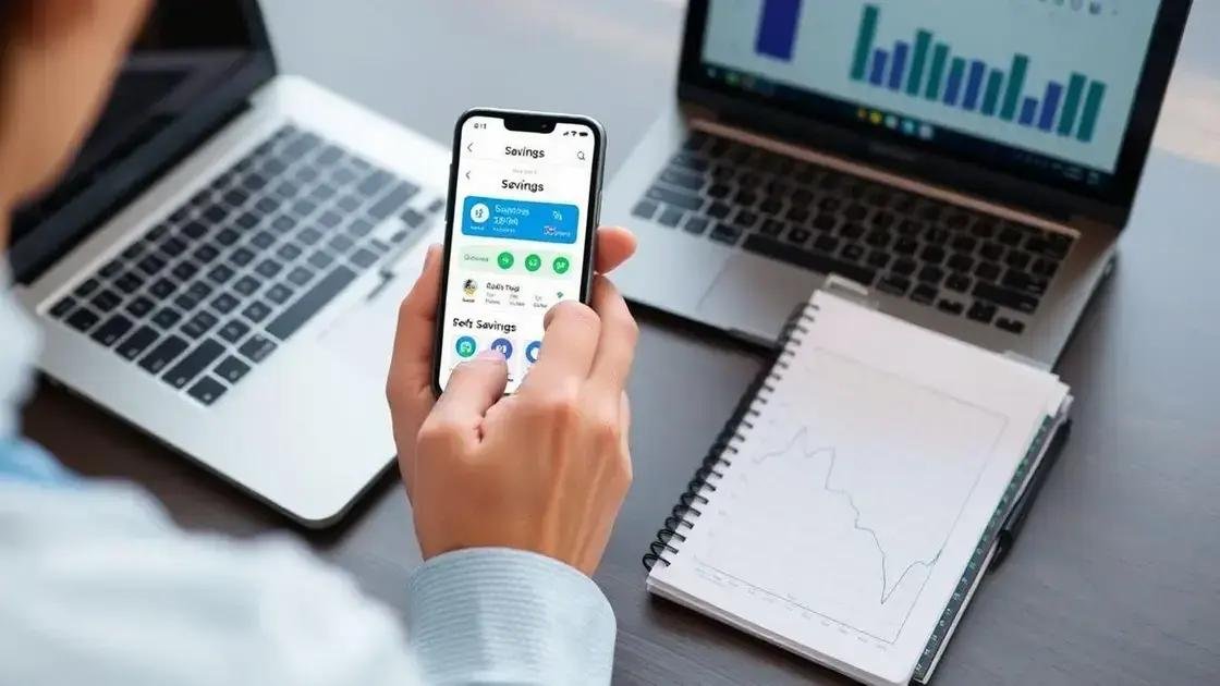 Tools and apps to assist with savings planning
