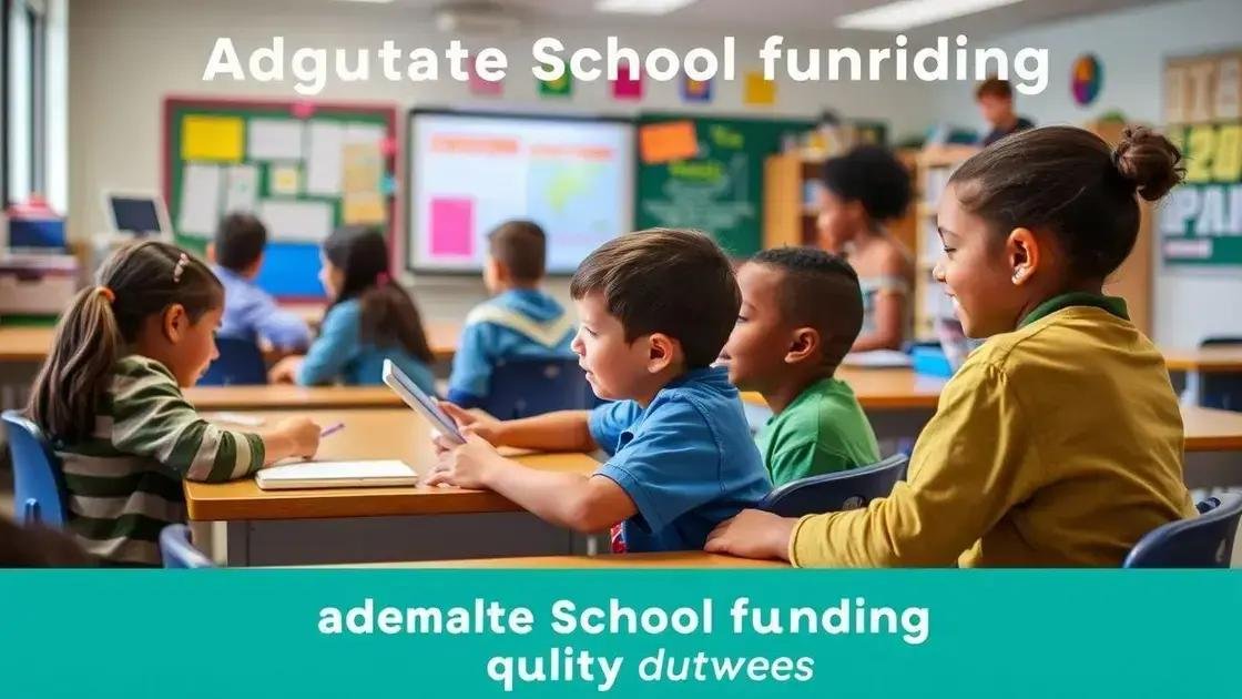 Impact of funding on education quality