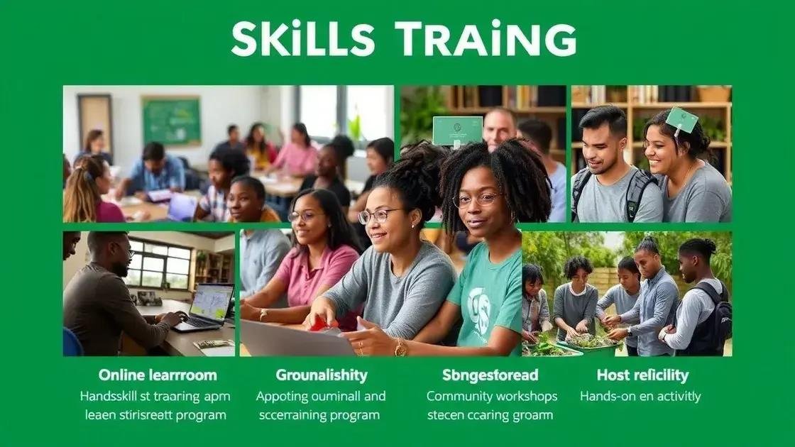 How to access green skills training programs