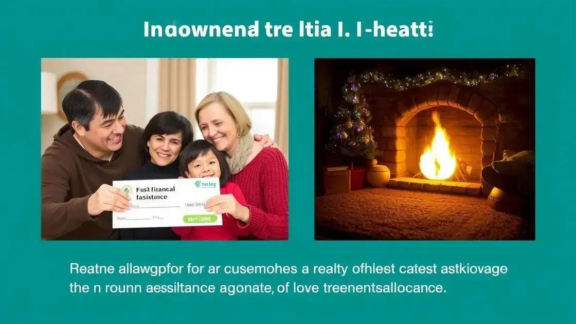 Benefits of applying for the winter heating allowance