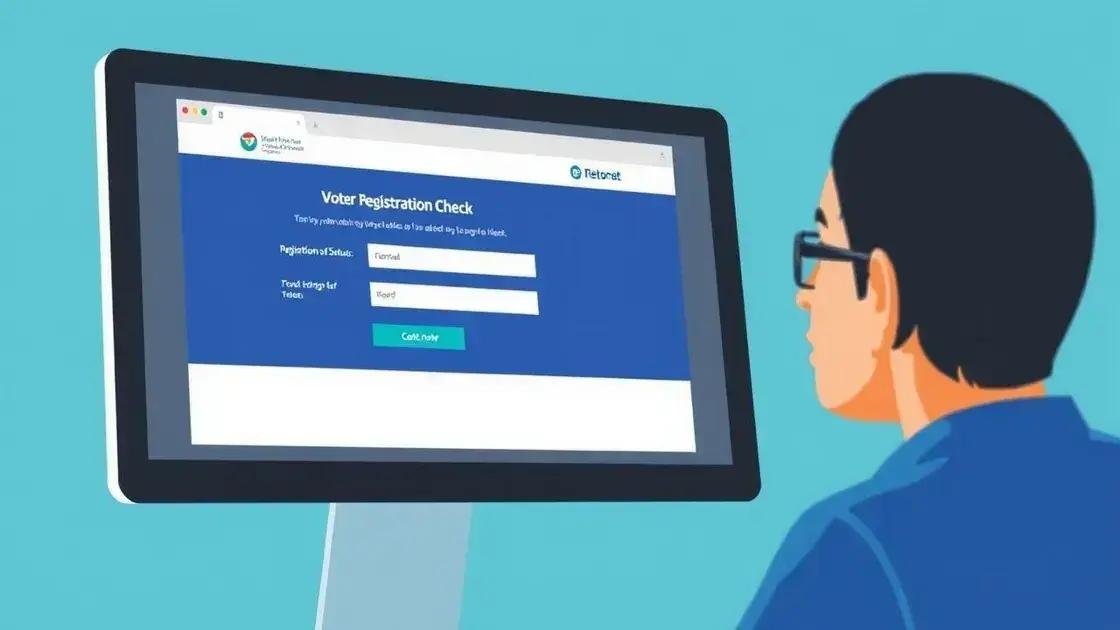 How to check your registration status
